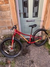 Specialized Riprock 24 Kids Mountain Bike Red/Green with Big Roller Sport Wheels