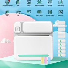 Mini Pocket Printer Bluetooth Sticker Printer Thermal Inkless Photo Printer