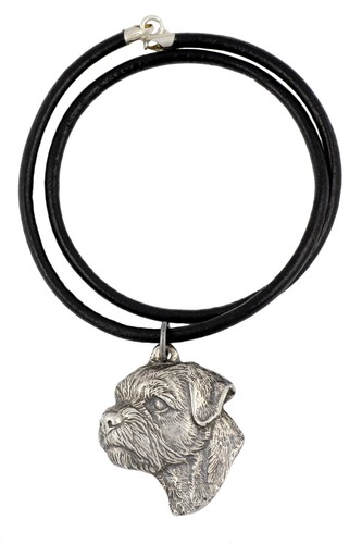 Border terrier necklace - border,