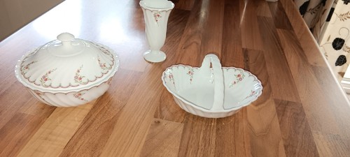 Wedgwood pink garland lidded - wedgwood,