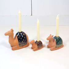 Set of 3 Terracotta Camel