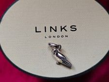 LINKS OF LONDON STERLING SILVER RARE BARN OWL CHARM PENDANT NEW FREE POST