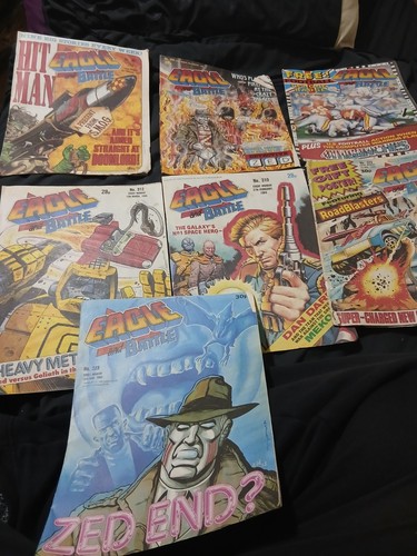 Eagle and battle job lot - eagle, x7
