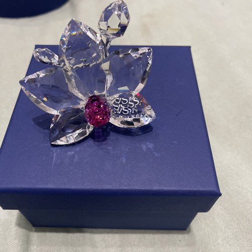 Swarovski crystal glass orchid - glass,