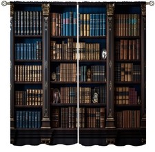 Antique Bookshelf Curtains for