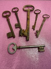 6 Authentic Antique Old Rusty