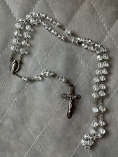 Vintage clear crystal - vintage, rosary