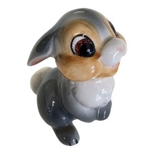 VINTAGE DISNEY BAMBI THUMPER MINIATURE CERAMIC FIGURINE MADE IN JAPAN 2.75"