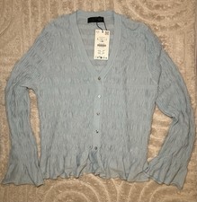 Zara Women Light Knitted Blue