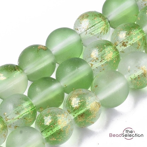 Frosted glitter round glass - frosted,