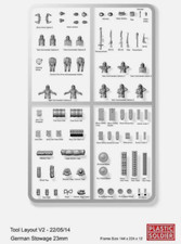 WW2V20021 1/72 WWII GERMAN STOWAGE & TANK COMMANDERS Plastic Soldier Co NEW  WW2