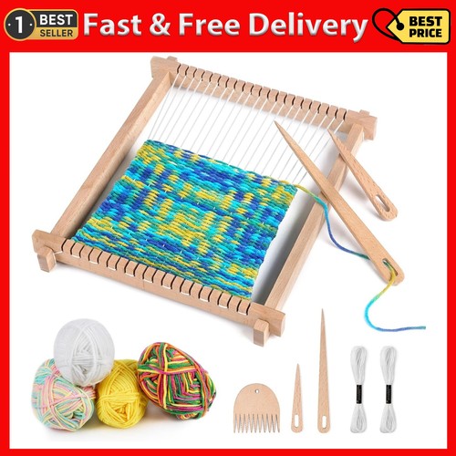 Wooden weaving loom - wooden,