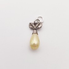 Vintage 925 Sterling Silver Acorn Charm Pendant 