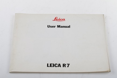 Leica instruction manual for - leica,