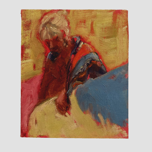 Helen herbert oil miniature - helen,