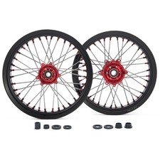 17" Supermoto Wheels Set for Honda CRF250R CRF450R CRF250X CRF450X 04-12 CR250R