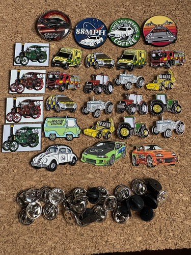 Vehicle enamel pin badges - enamel,