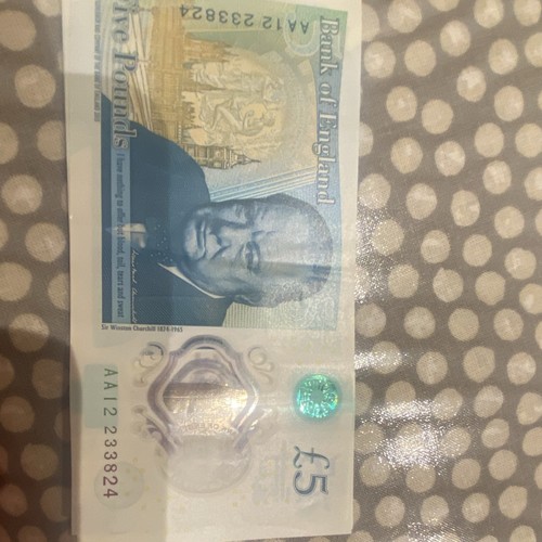 Bank england polymer - of, £5