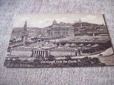 POSTCARD -- EDINBURGH FROM THE CASTLE