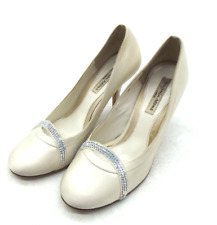 BENJAMIN ADAMS WEDDING SHOES Bridal Bridesmaid Ivory Heels UK Size 5