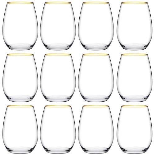 Pasabahce gold rim drinking - pasabahce,