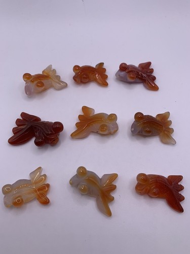 Natural red carnelian - red,