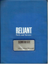 RELIANT SCIMITAR 3.0 GTE SE5 SERIES 1968-71 ORIGINAL FACTORY WORKSHOP MANUAL