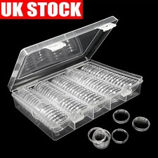 100X Round Coin Storage Boxes