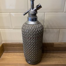 Vintage Caged Soda Syphon Possibly French