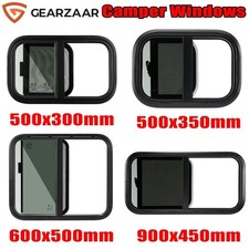Universal Camper Window Van RV Horizontal Slide Windows Waterproof For Caravans