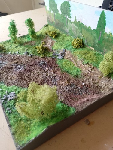 Diorama base 35 scale - a,