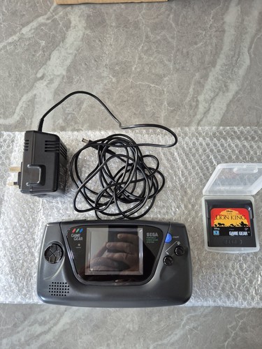 Sega game gear console - game,