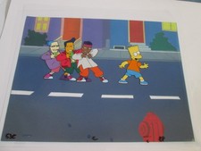 Simpsons Do the Bartman cel