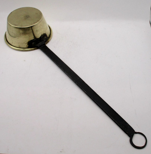 Vintage brass sauce pan - sauce,