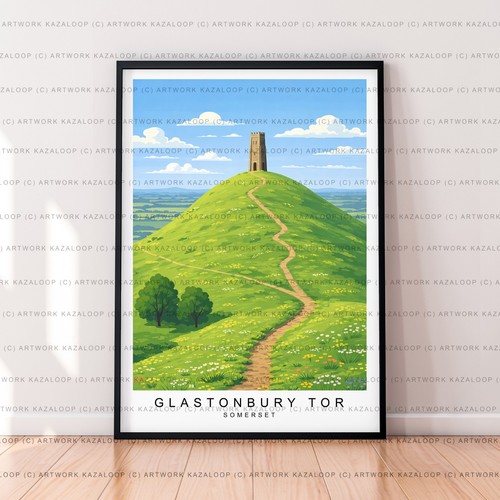 Glastonbury tor somerset - glastonbury,