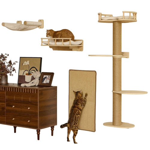 Cat tree wall mounted - 4, 1