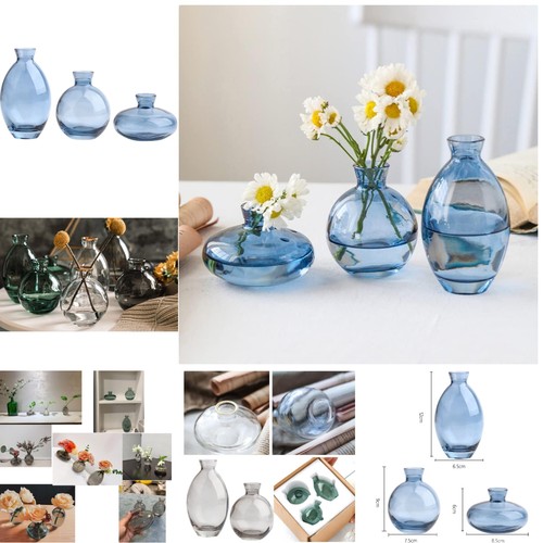 3pcs set glass - 3pcs/set, vase,