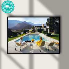 Slim Aarons Poolside Glamour Palm Springs Print, Vintage Photography Art