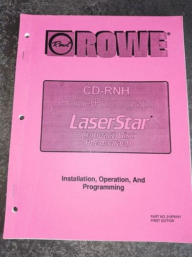 Rowe rnh laser - laser, cd
