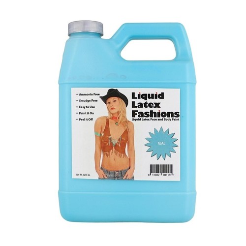 Teal liquid latex - -,