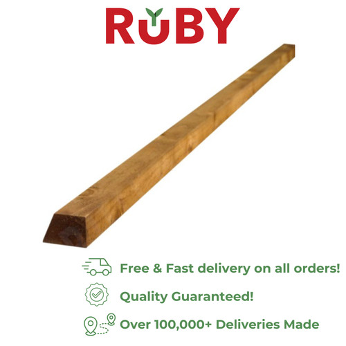 Ruby cant rail fencing - 3.0m,