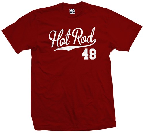 Hot rod script shirt - hot, 48