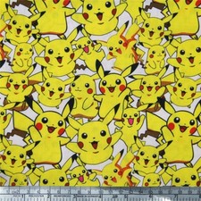 Pikachu Pokemon Fabric