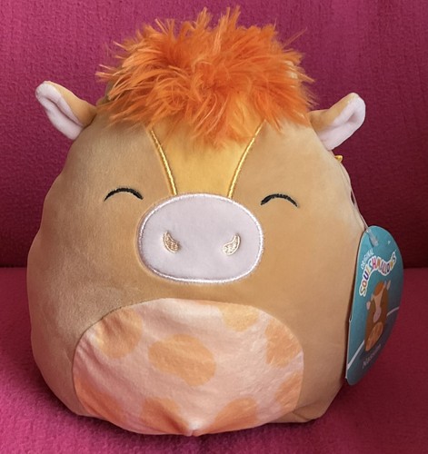Squishmallows nassim brown cow - nassim,