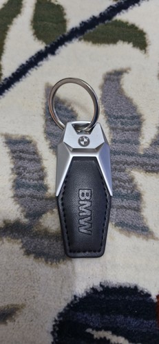 Bmw leather keyring - bmw,