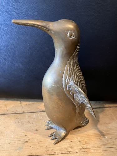 Vintage brass penguin - penguin, figurine