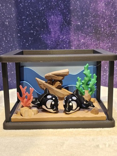 Printed fish tank playset - 3d,