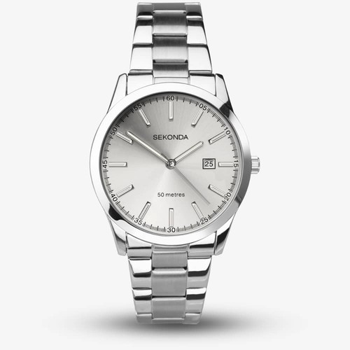 Sekonda taylor silver watch - sekonda,