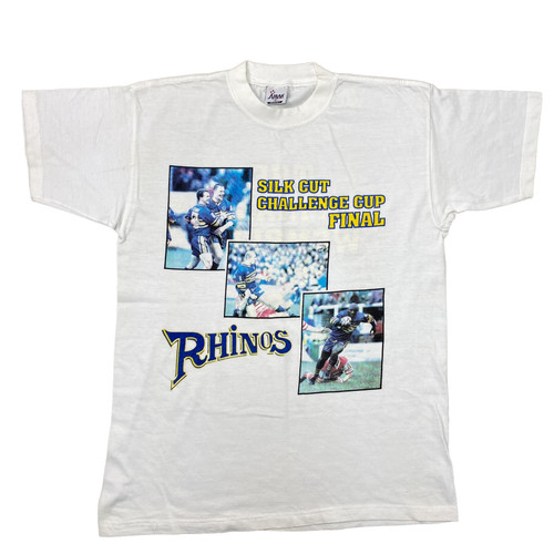 Leeds rhinos shirt silk cut - leeds,