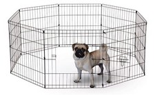 Pet Dog Pen Puppy Cat Rabbit Foldable Playpen Indoor/outdoor Enclosure Run Cage